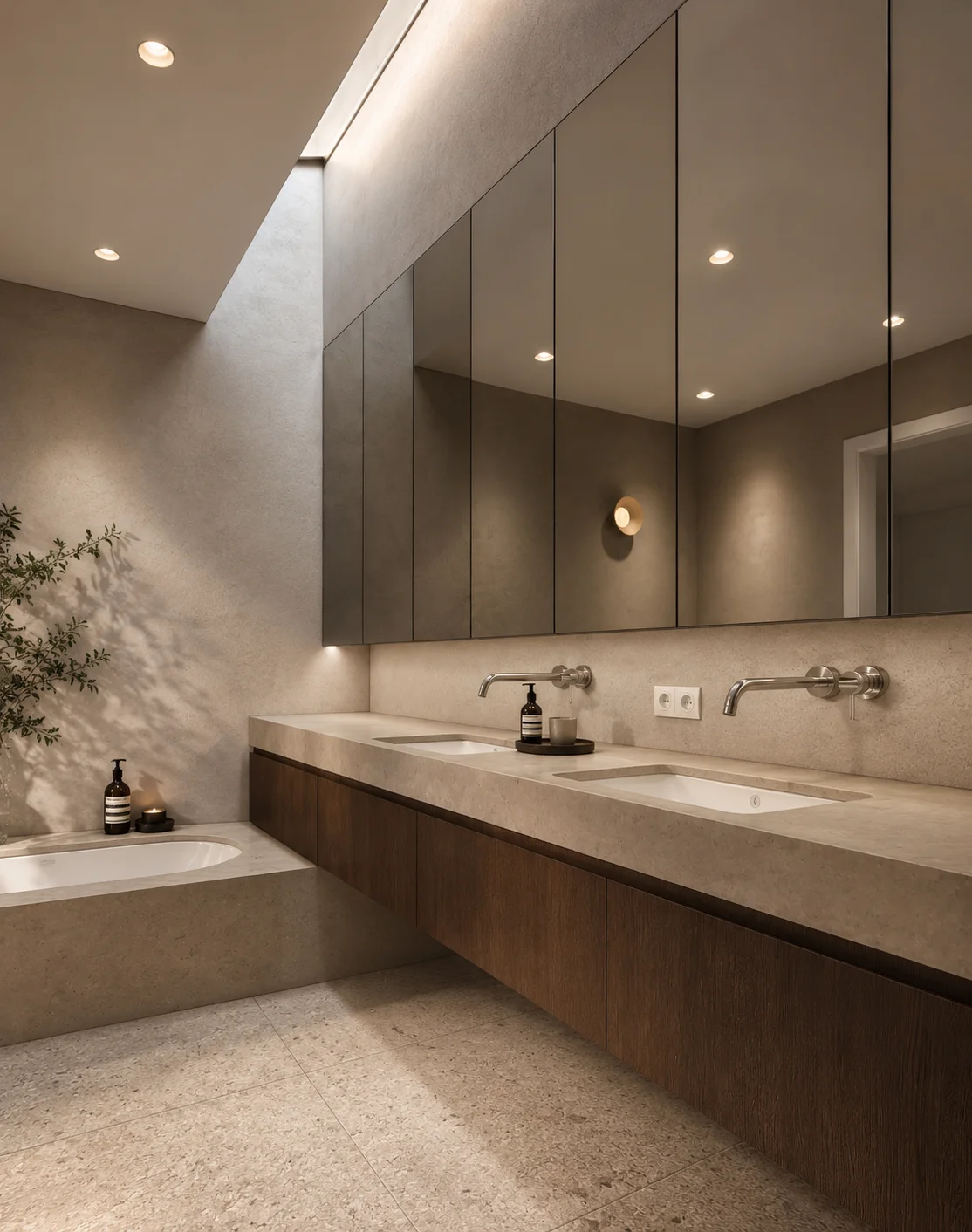 Badkamer · materialisatie en detail