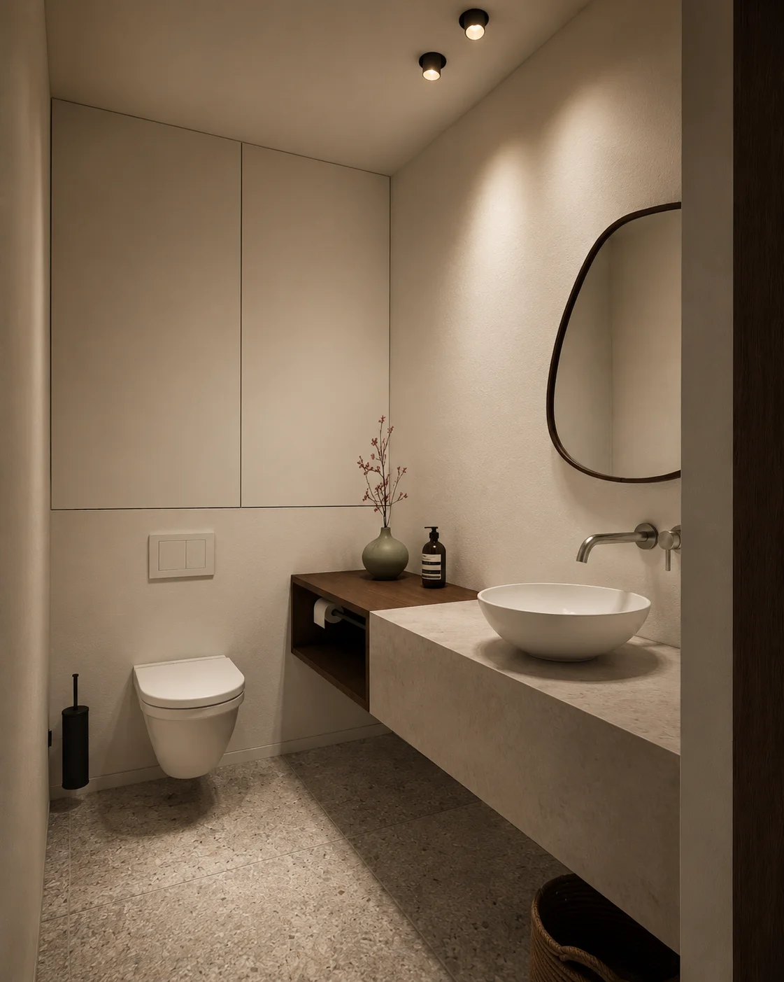 Gastentoilet · compacte afwerking
